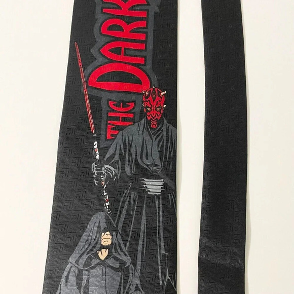 Star Wars Mens Neck Tie The Dark Side Ralph Martin 56 Inch - Picture 16 of 16
